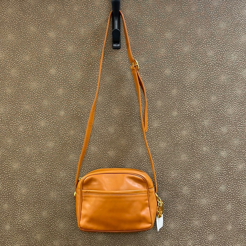 Vintage Dior Leather Camera Crossbody Bag Gem